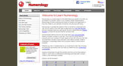 Desktop Screenshot of learnnumerology.info